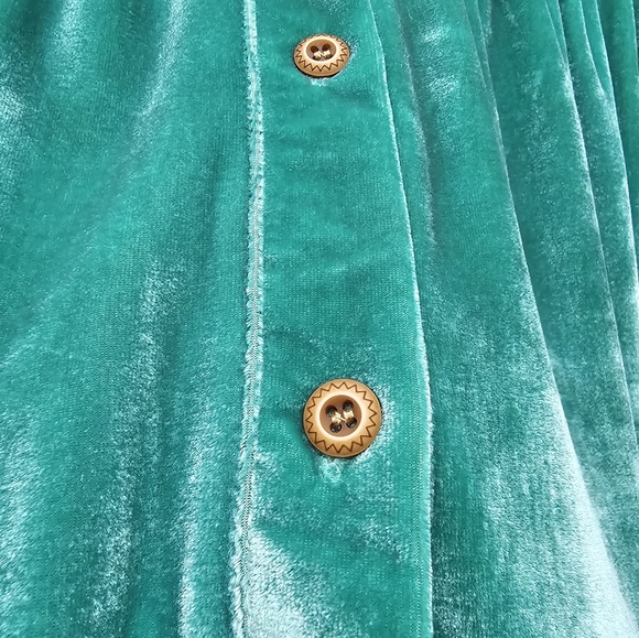 Western Midi velvet Dress - Picture 3 of 3